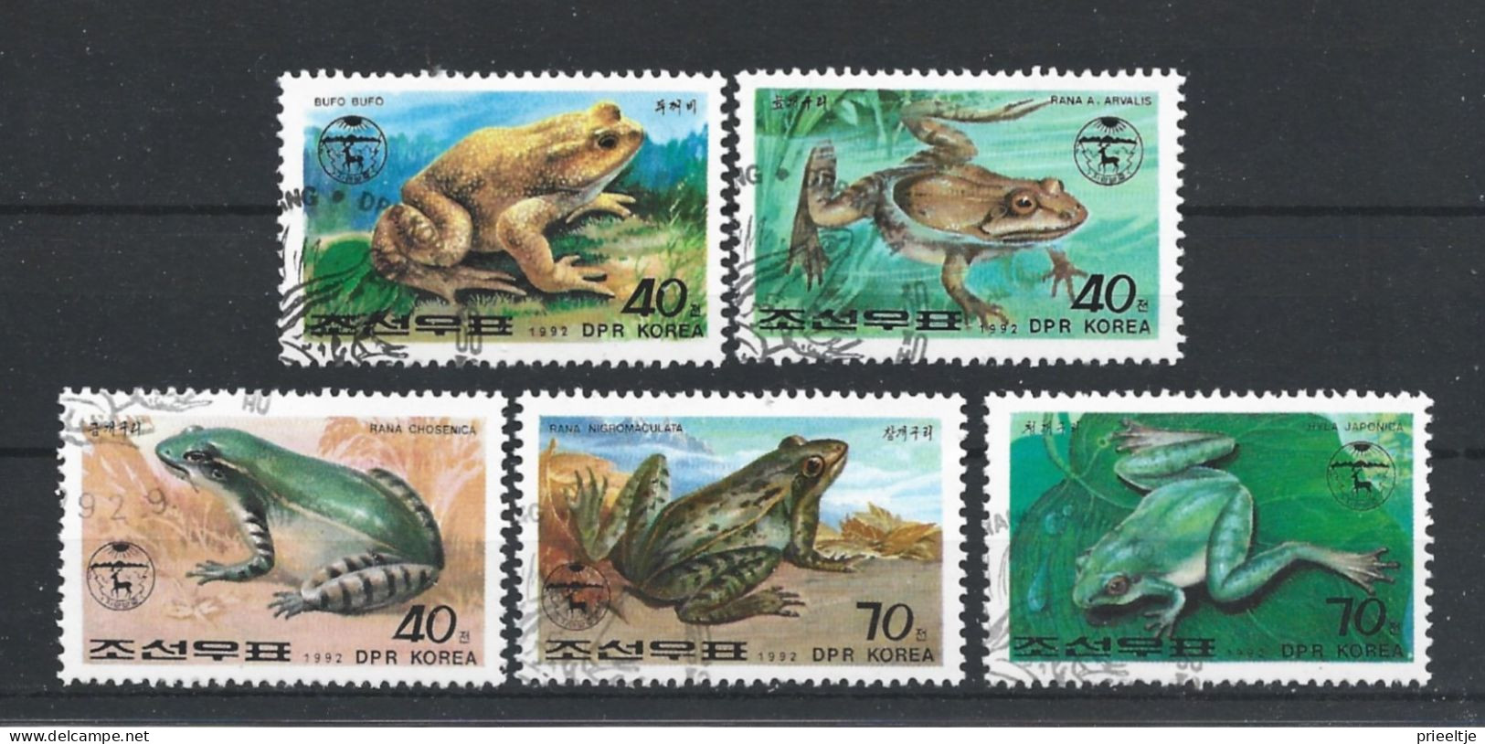 Korea 1992 Frogs Y.T. 2319/2323 (0) - Corée Du Nord