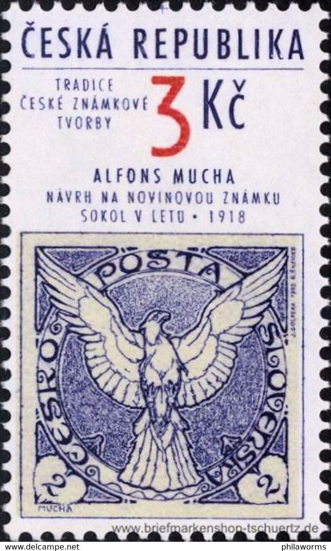 Tschechien 1995, Mi. 63 ** - Unused Stamps
