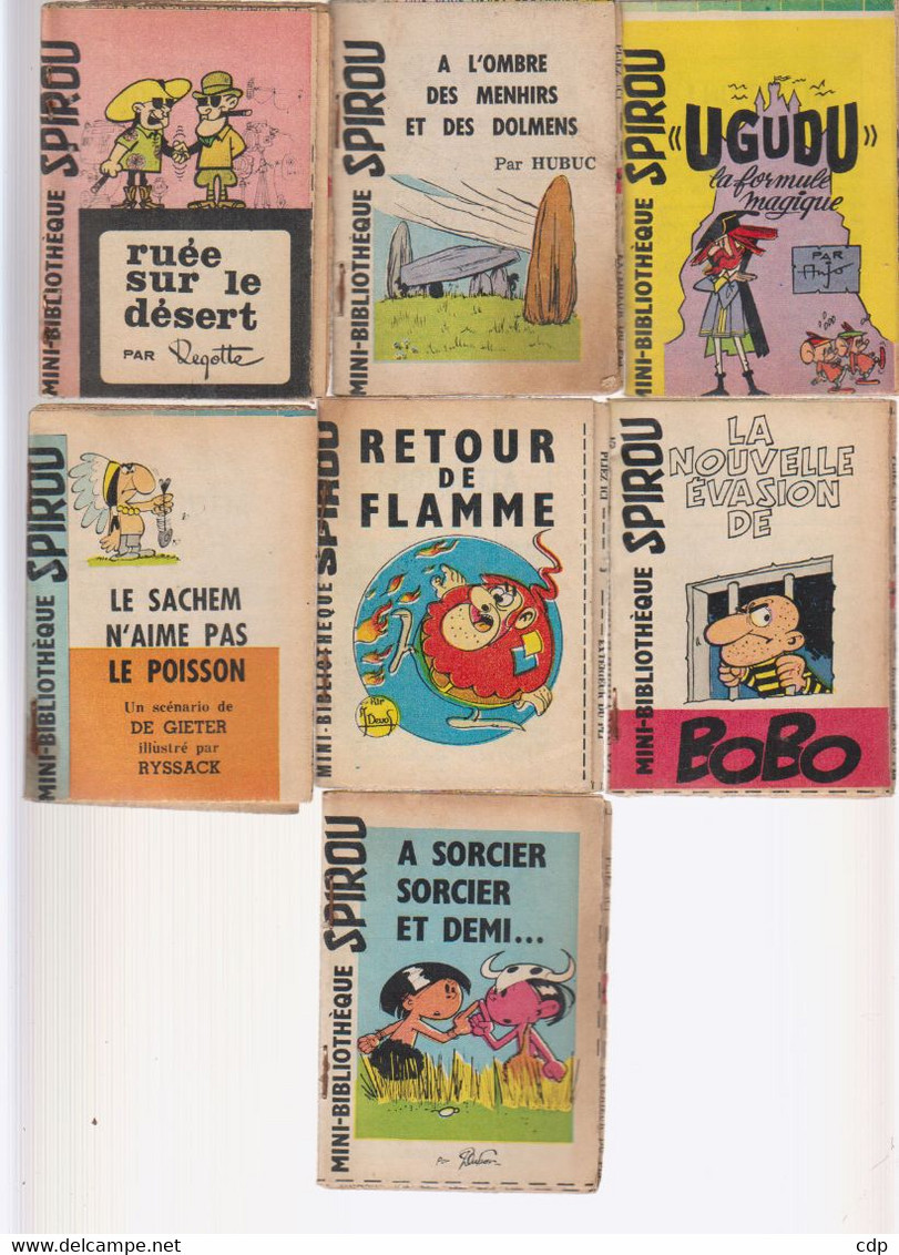 Lot De 7 Mini-récits   SPIROU - Paquete De Libros