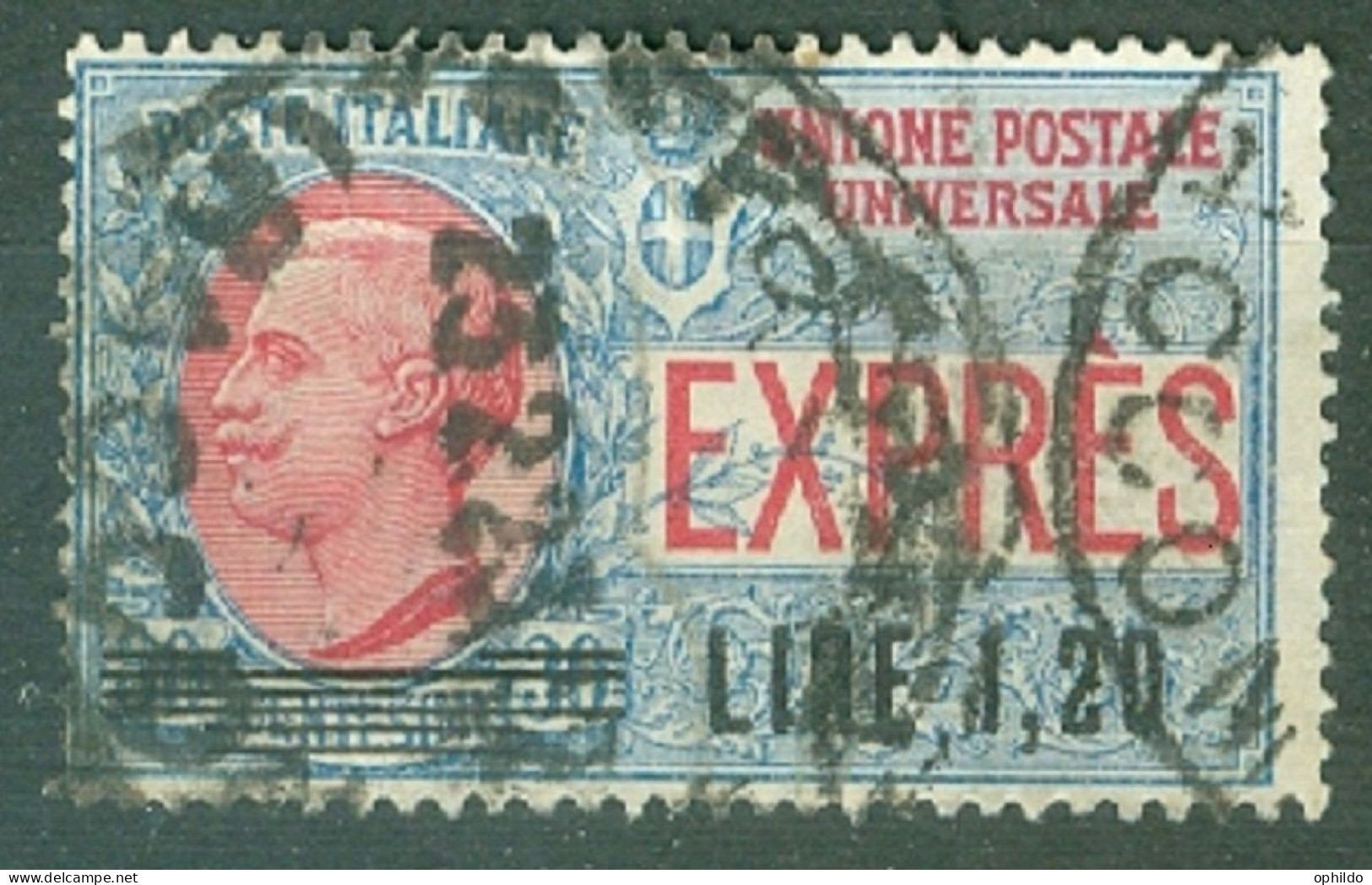 Italie  Express   Yvert  7  Ou  Sassone 5  Ob  TB     - Correo Urgente