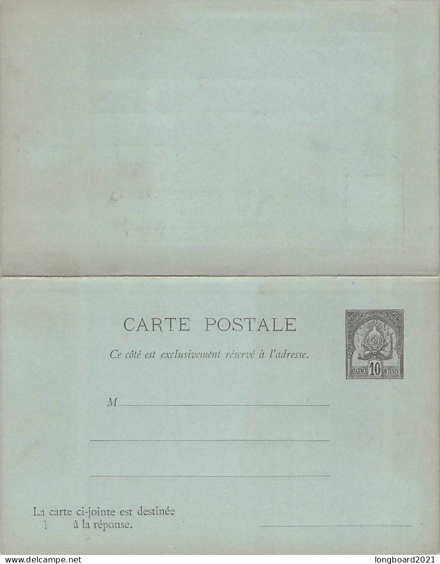 TUNESIA - CARTE POSTALE 10/10 CTS -POSTAL STATIONERY  / 6046 - Autres & Non Classés