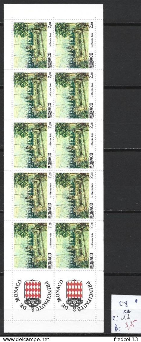 MONACO CARNET C8 * Côte 13 € - Postzegelboekjes