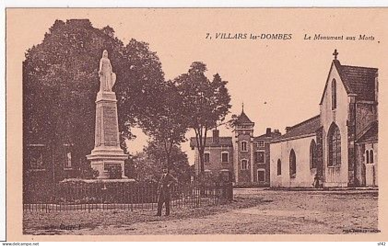 VILLARS LES DOMBES                LE MONUMENT AUX MORTS - Villars-les-Dombes