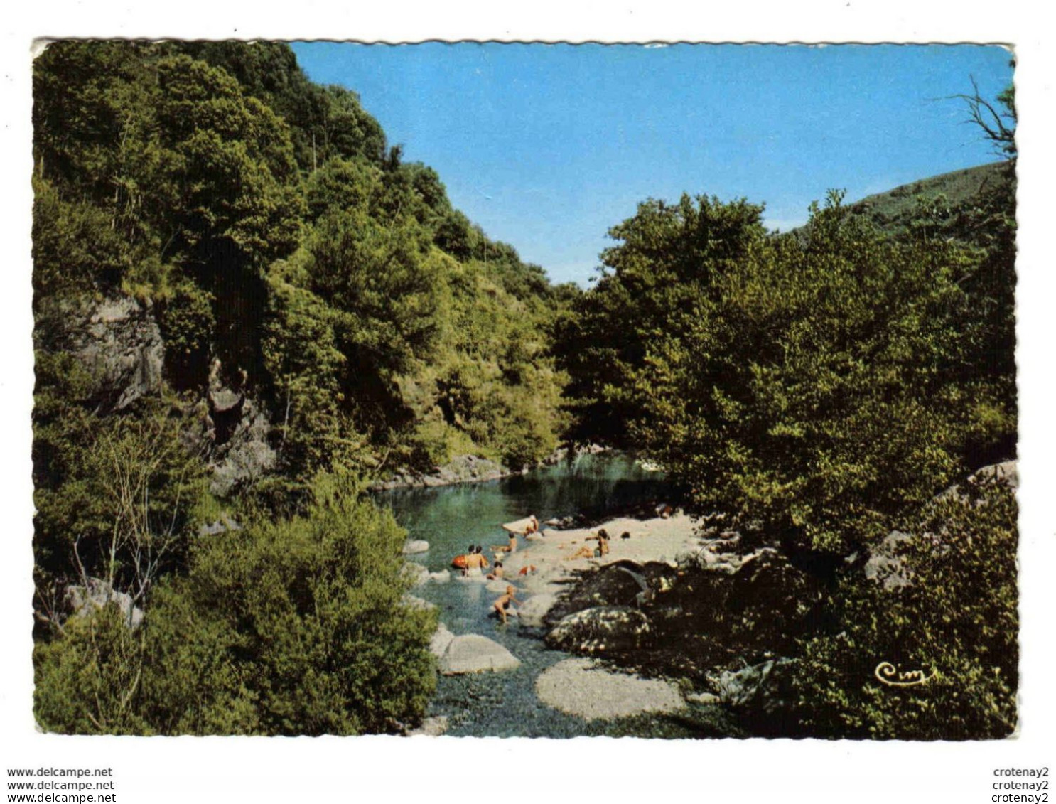 48 VIALAS N°203 La Baignade De La Planche Vers Le Pont De Montvert VOIR DOS En 1968 - Le Pont De Montvert