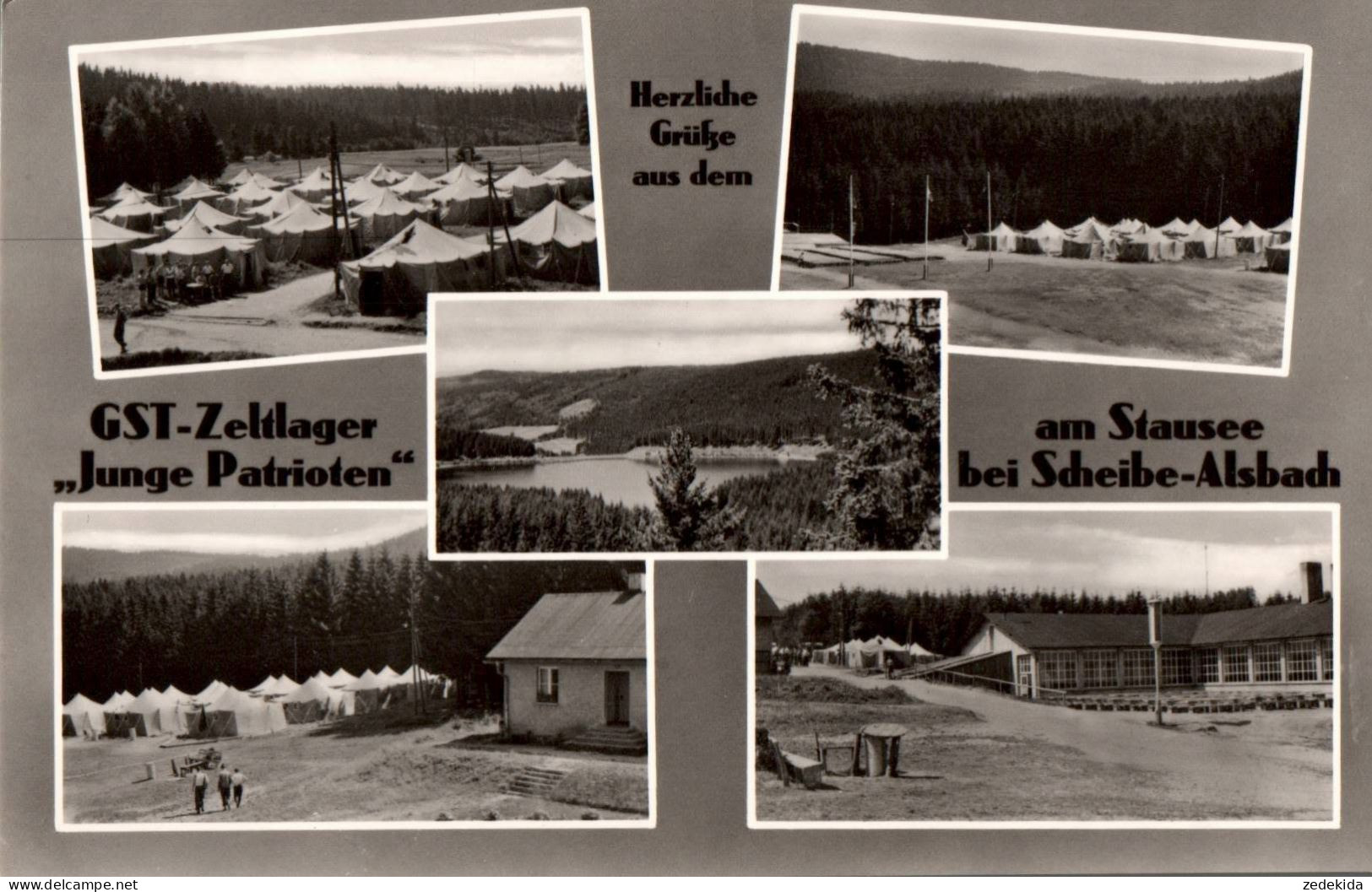 H0662 - Scheibe-Alsbach - GST Lager Junge Patrioten - MBK - Verlag VEB Bild Und Heimat Reichenbach - Neuhaus