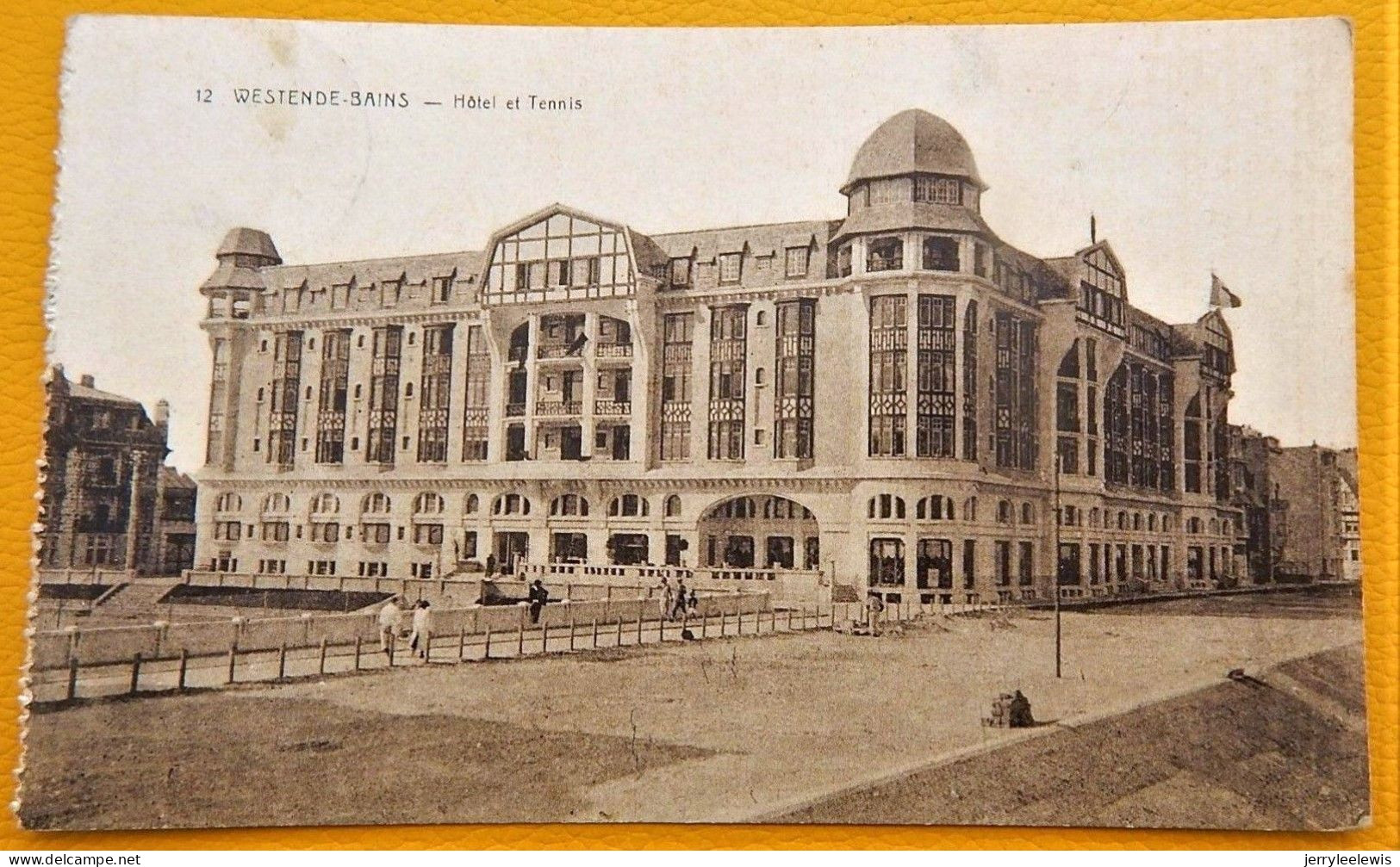 WESTENDE  -  WESEND  Hôtel Et Tennis - Westende