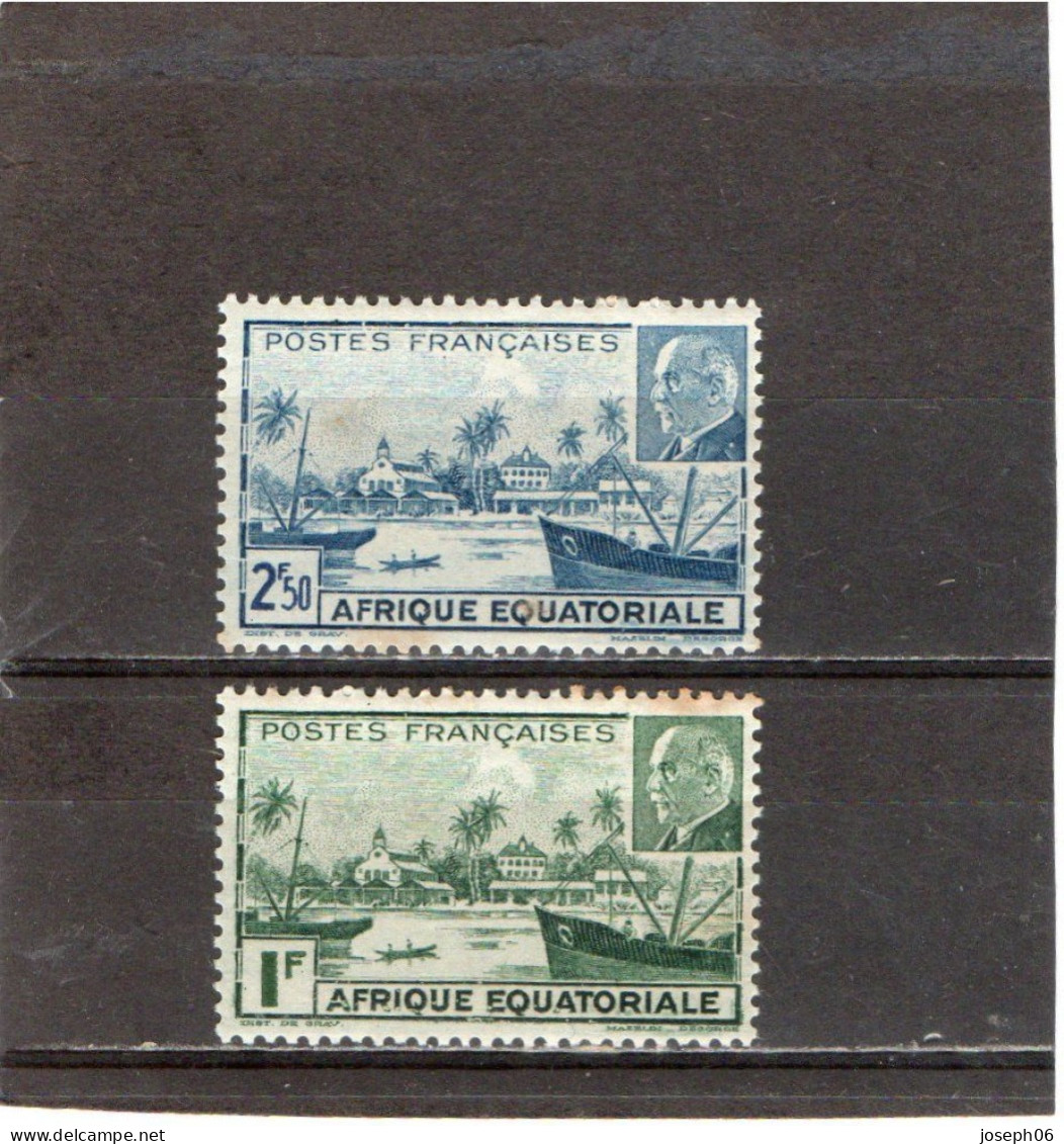 AFRIQUE  EQUATORIALE   1941  Y.T. N° 90  91  NEUF* - Used Stamps