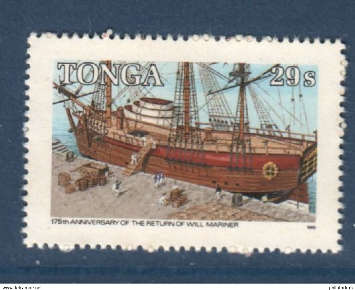 Tonga, **, Yv 597, Mi 914, SG 905, Les Aventures De William Mariner, - Tonga (1970-...)