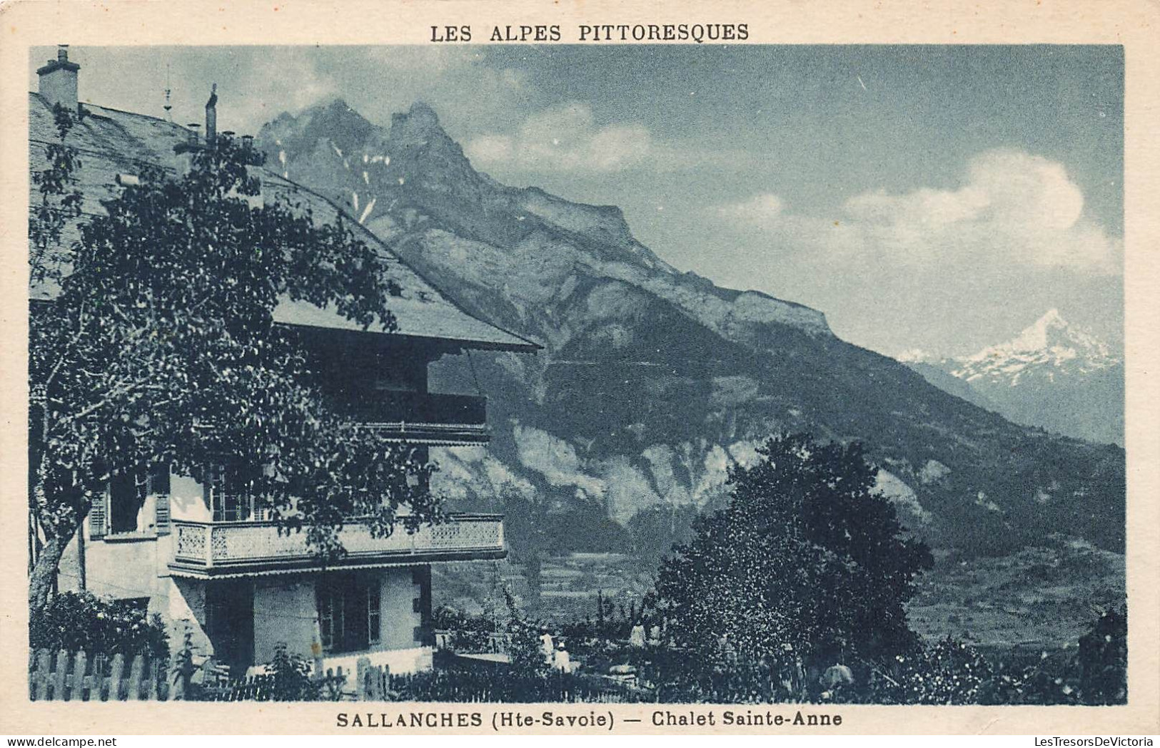 FRANCE - Sallanches - Chalet Sainte Anne - Carte Postale Ancienne - Sallanches