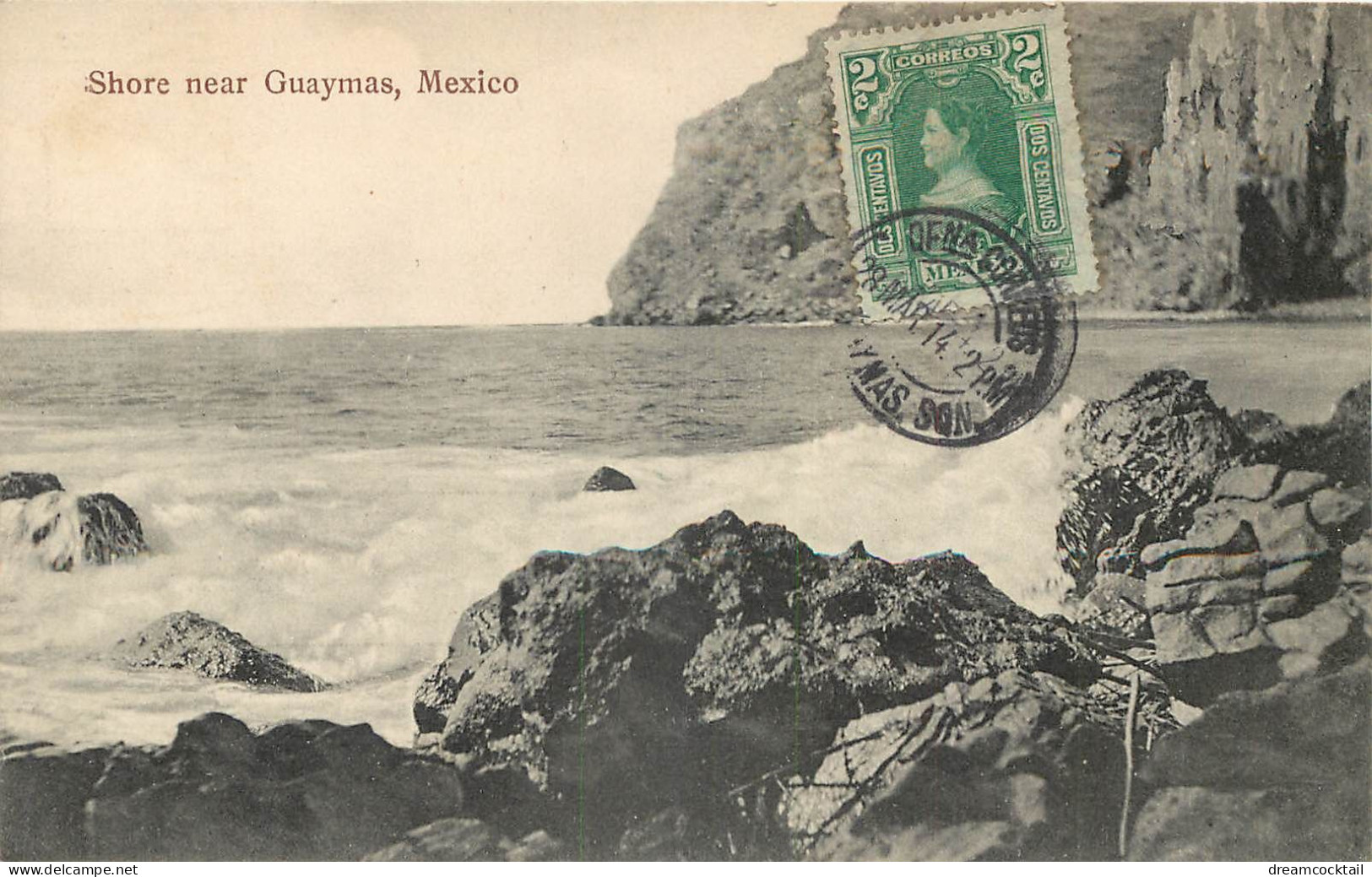 (SERGE)  MEXICO MEXIQUE. Shore Near Guaymas 1914 - México