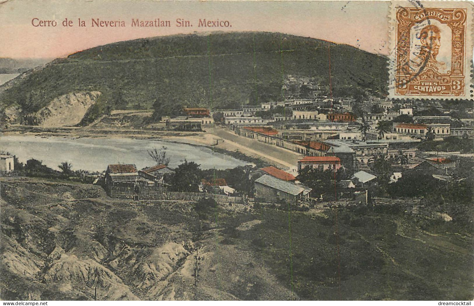 (SERGE) MEXIQUE. Cerro De La Neveria Sin Mexico 1914 Uniquement Timbrée Et Oblitérée... - Mexico