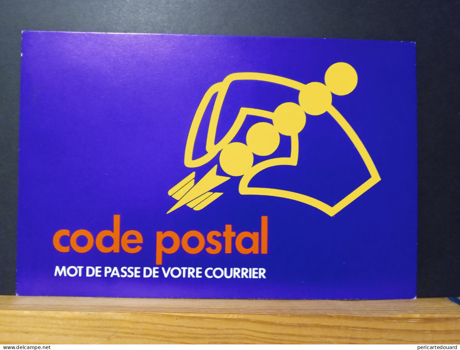 Code Postal. Carte Postale En Franchise, Oblitéré Avec Vignette  57070   METZ - Covers & Documents