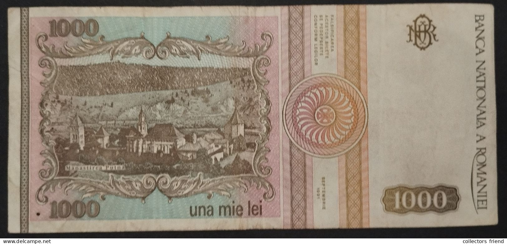 ROMANIA 1000 LEI 1991 - Roumanie