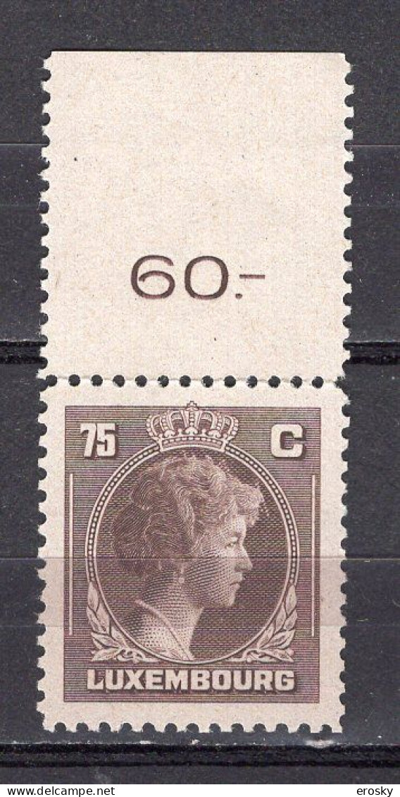 Q3045 - LUXEMBOURG Yv N°344 ** - 1944 Charlotte Right-hand Side