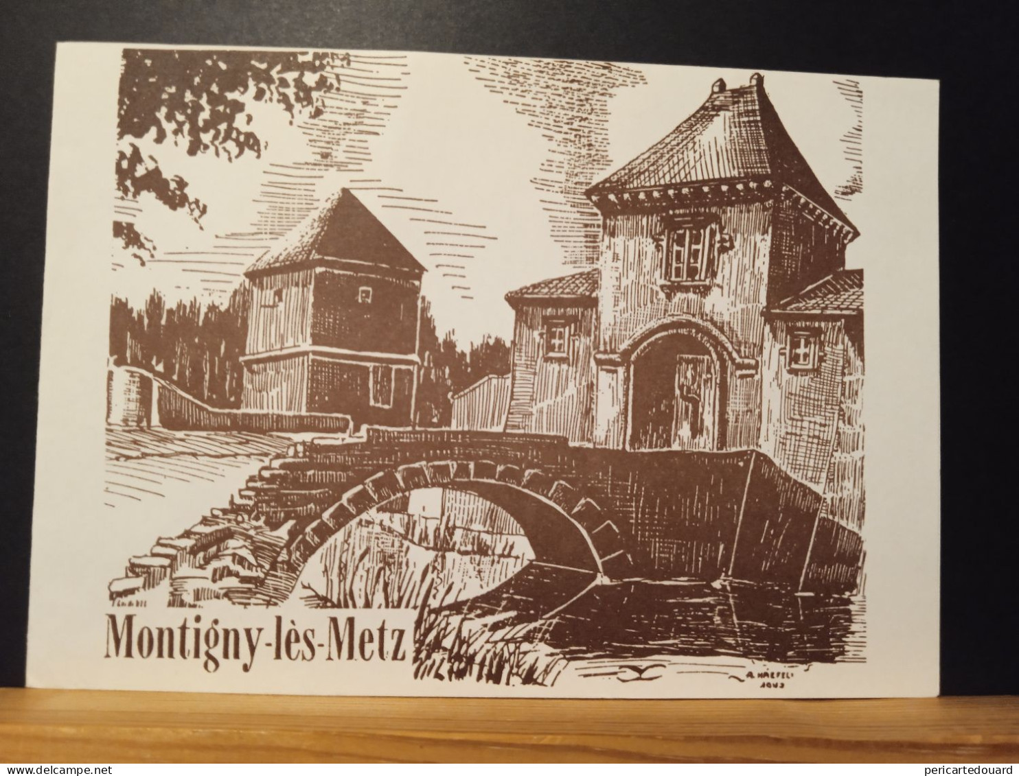 Code Postal. Carte De Voeux,  57158  MONTIGNY  Les  METZ - Lettres & Documents