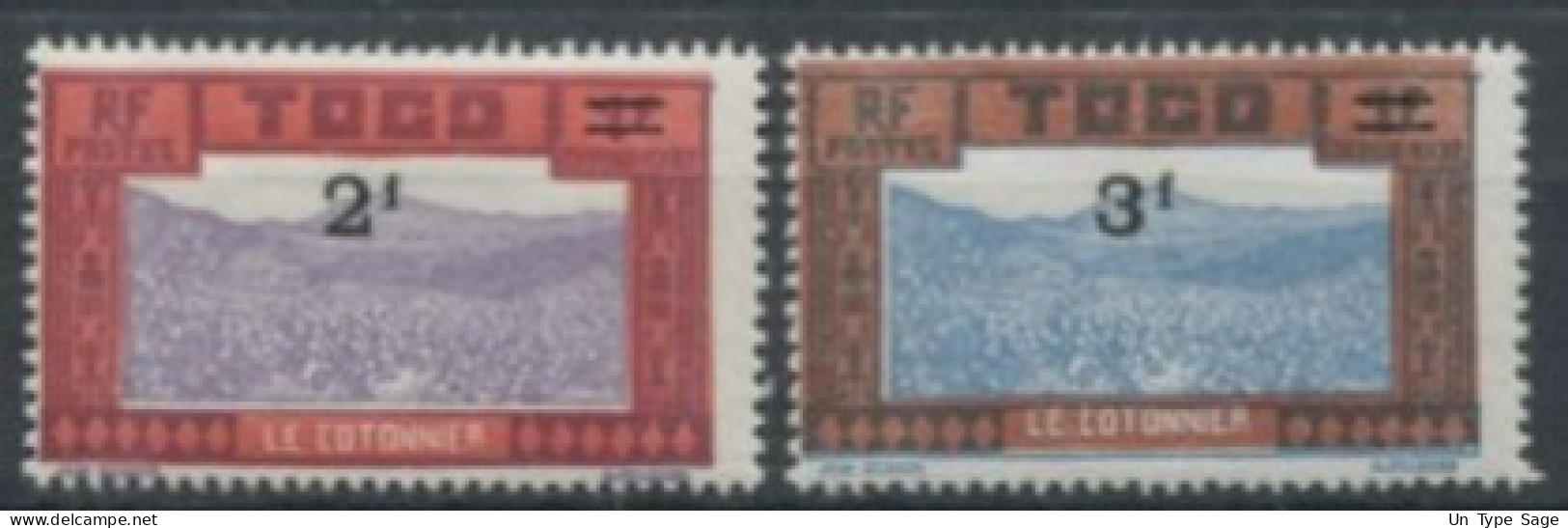 Togo TAXE N°20 à 21 Neuf* - (F2161) - Unused Stamps