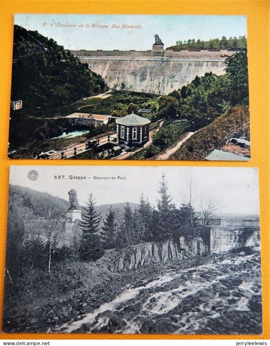 GILEPPE Barrage : Lot De 5 Cartes  (voir Descriptions) - Gileppe (Stuwdam)