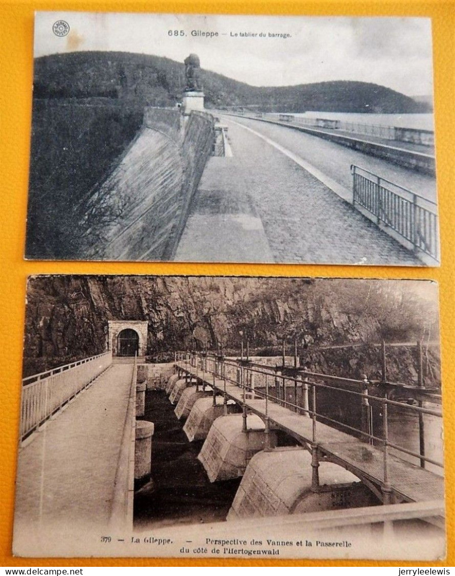 GILEPPE Barrage : Lot De 5 Cartes  (voir Descriptions) - Gileppe (Barrage)