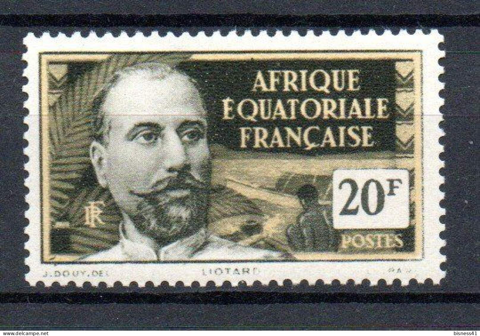 Col41 Colonies AEF Afrique équatoriale N° 62 Neuf XX MNH Cote 9,00 € - Unused Stamps