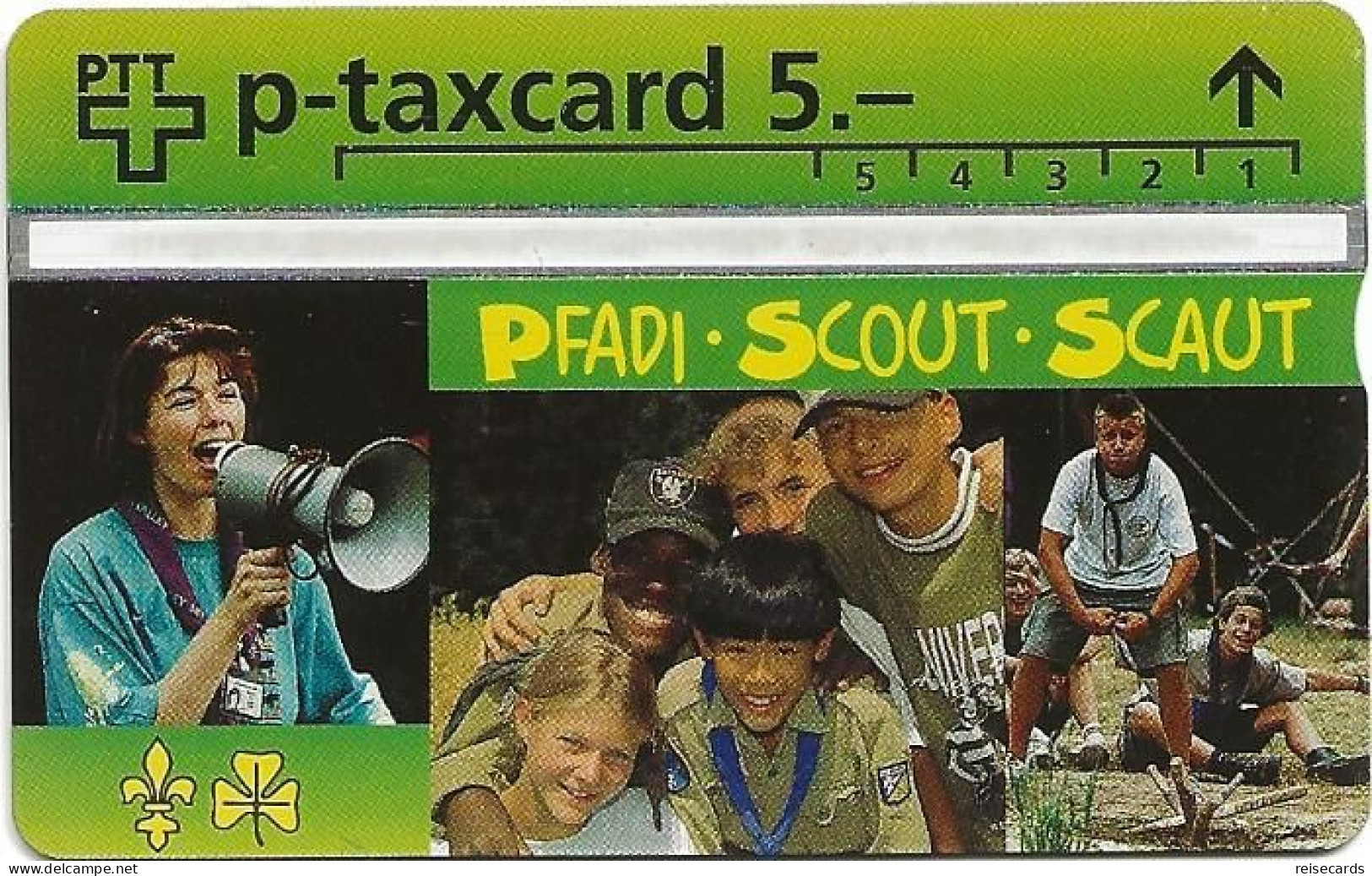 Switzerland: PTT K P 95/01 501L Pfadi - Scout - Scaut - Schweiz