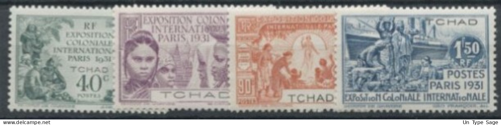 Tchad N°56 à 59 Neuf* - (F2163) - Unused Stamps