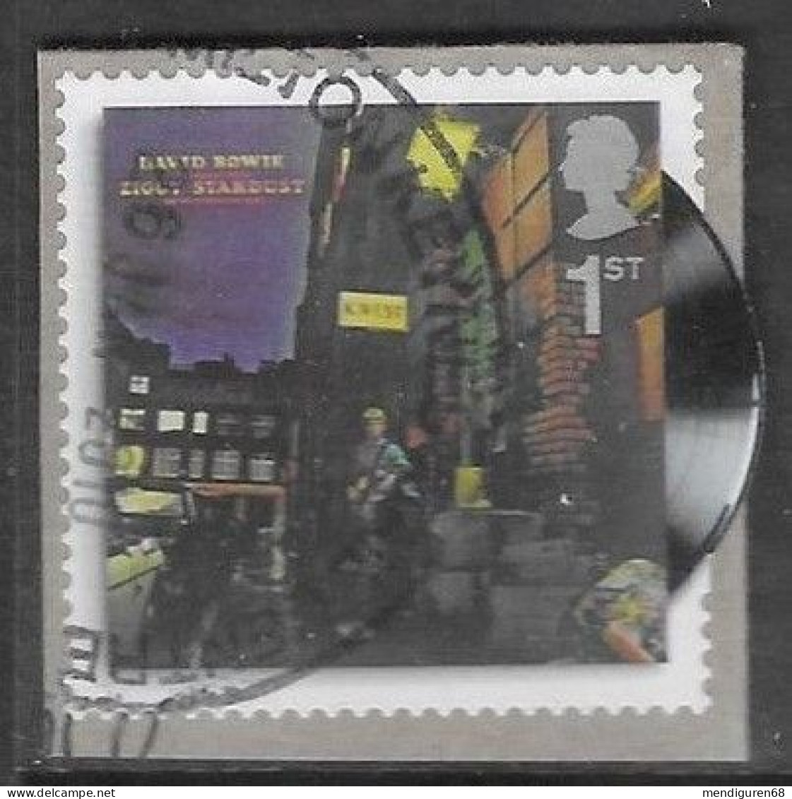 GROSBRITANNIEN GRANDE BRETAGNE GB 2010 CLASSIC ALBUM COVERS S/A:DAVID BOWIE USED ONPAPER SG 3008 SC 2743 MI 2850 YT 3234 - Used Stamps