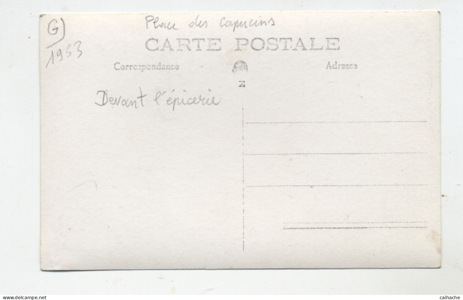 32 - VIC FEZENSAC - Carte Photo - Place Des Capucins Devant L'Epicerie Faget ( A L'époque ) - - Vic-Fezensac
