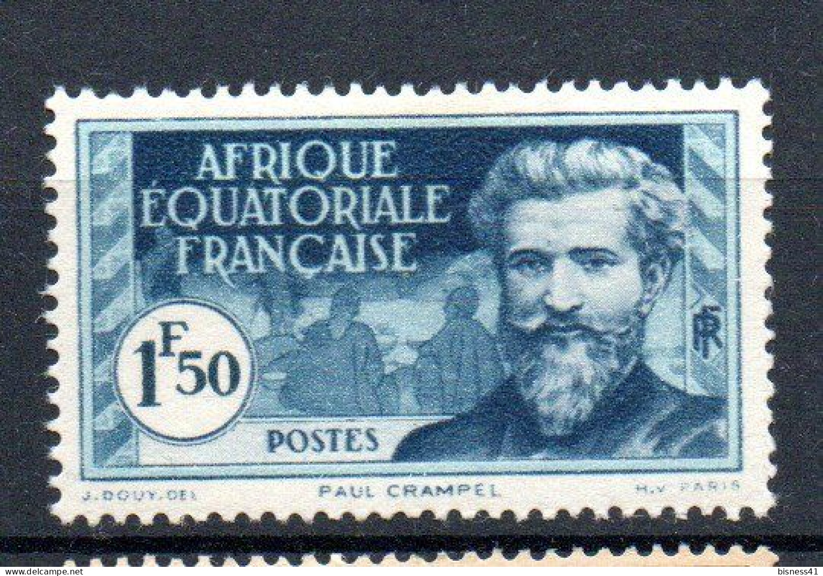 Col41 Colonies AEF Afrique équatoriale N° 54 Neuf X MH Cote 2,50 € - Unused Stamps