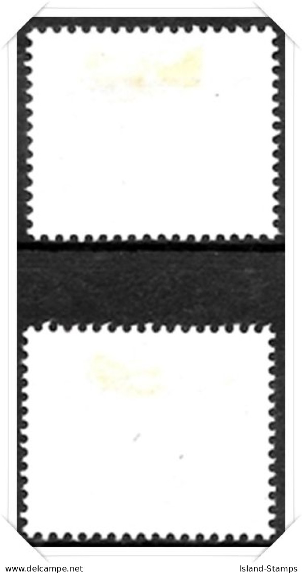 D75-76 1968 1969 No Watermark Postage Dues Set Of 2 Values Mounted Mint Hrd2d - Strafportzegels