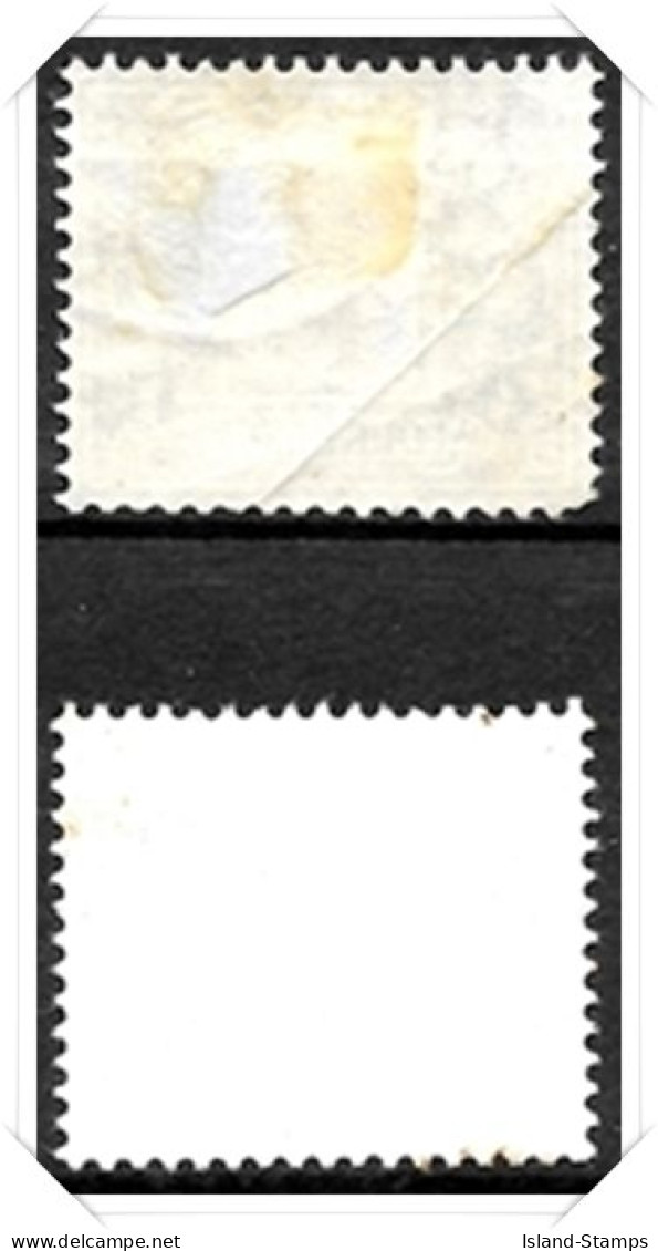 D75-76 1968 1969 No Watermark Postage Dues Set Of 2 Values Used Hrd2d - Taxe