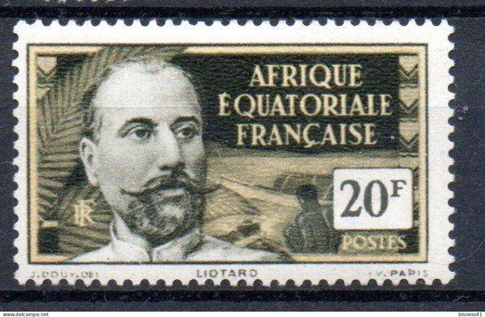 Col41 Colonies AEF Afrique équatoriale N° 62 Neuf X MH Cote 6,00 € - Nuevos