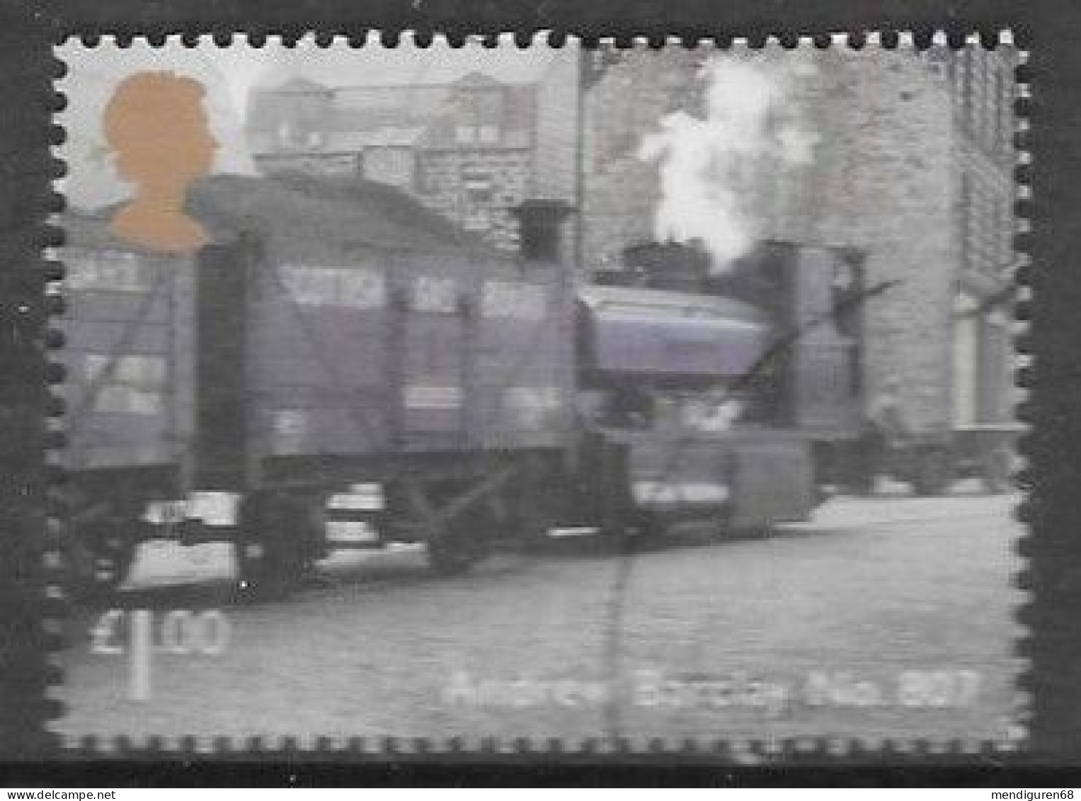 GROSSBRITANNIEN GRANDE BRETAGNE GB 2012 FROM MS TRAINS OF SCOTLAND:ANDREW BARCLAY N807 £1.00 SG MS3283C MI 3223 YT 3617 - 2011-2020 Em. Décimales