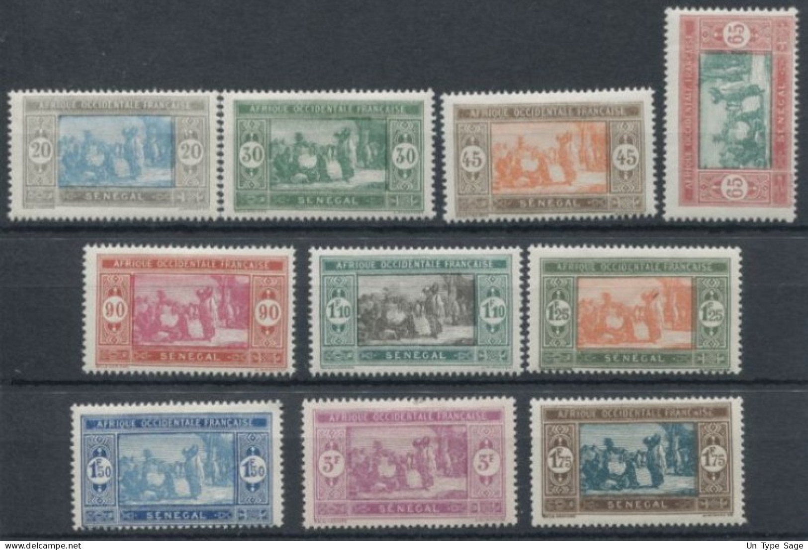 Sénégal N°102 à 109 Neuf* - (F2168) - Unused Stamps