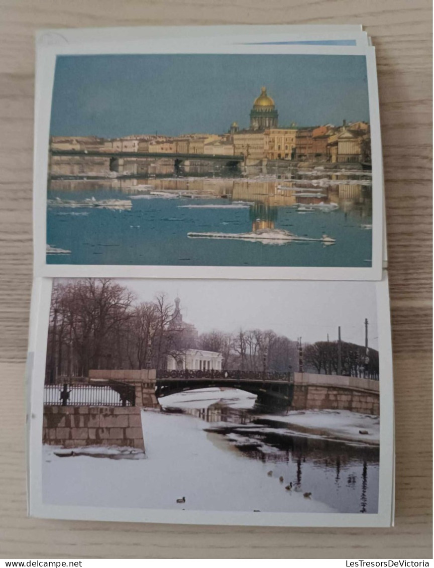 Carnet De Cartes Complet - Russie - Leningrad - Vues Couleurs - Cartes Postales - Russia