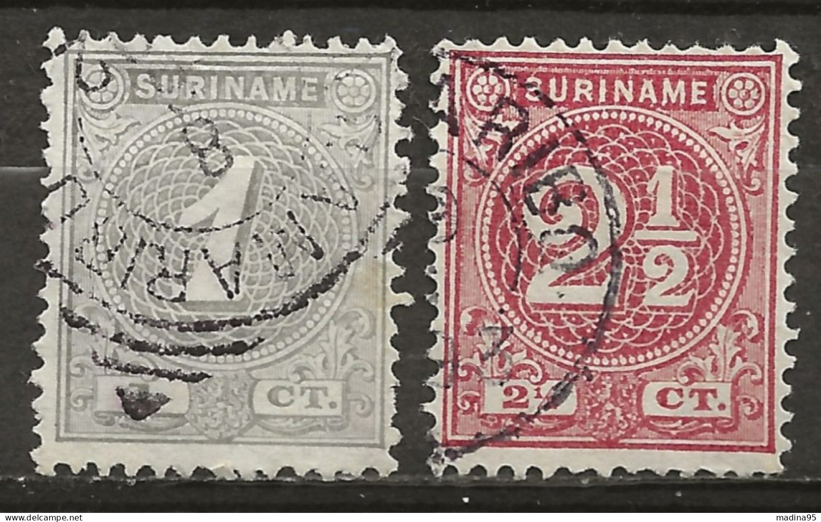 SURINAM: Obl., N° YT 17 Et 19, TB - Suriname ... - 1975