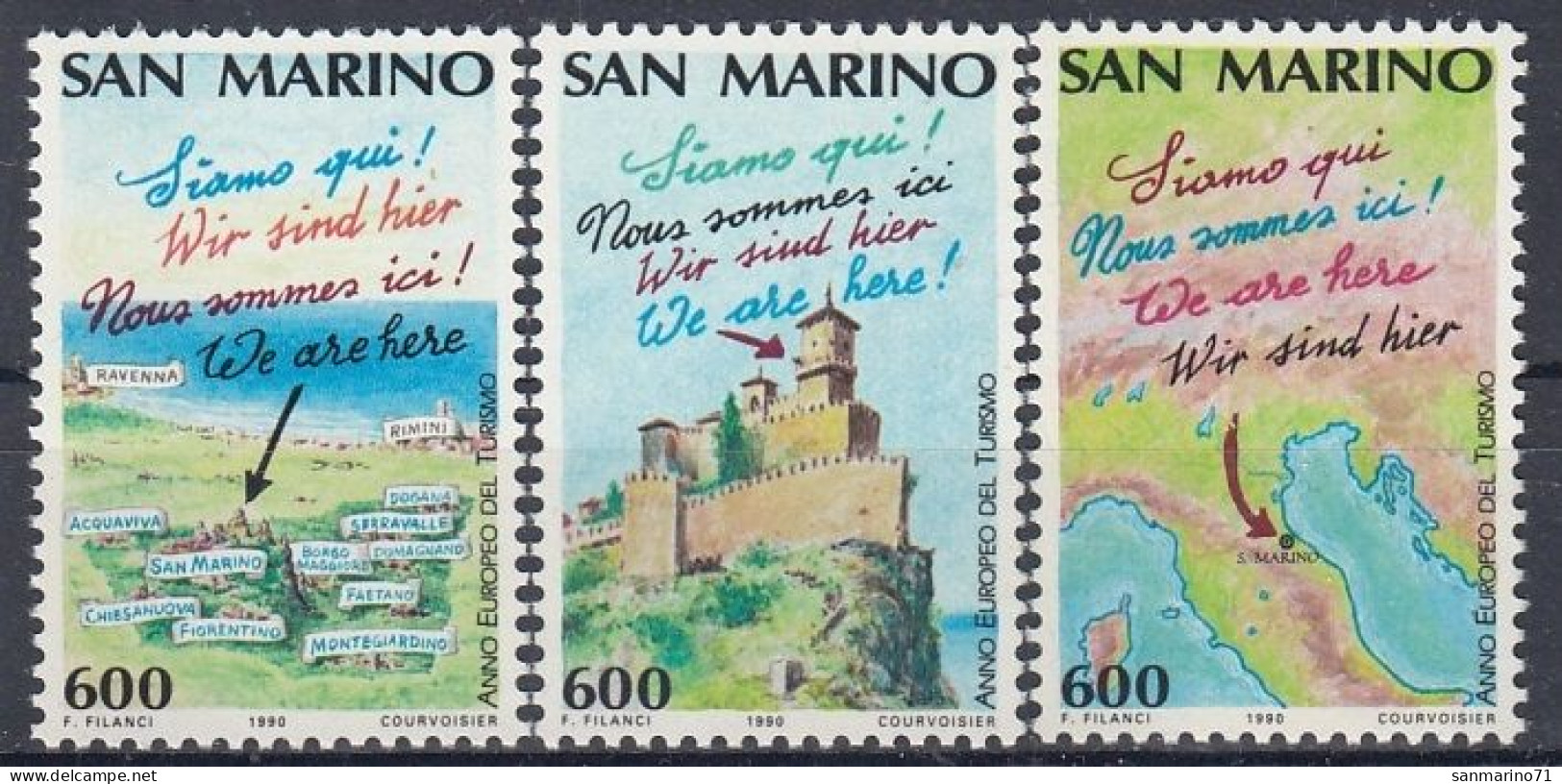 SAN MARINO 1435-1437,unused (**) - Unused Stamps