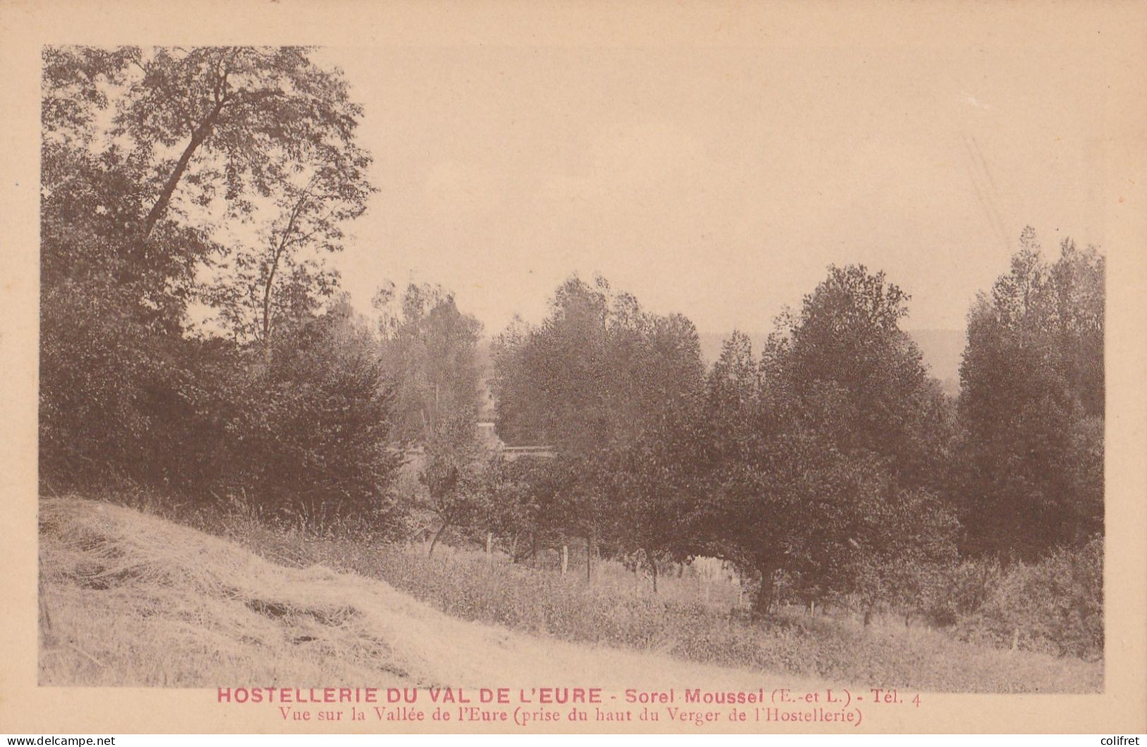 28 - Sorel-Moussel  -  Hostellerie Du Val De L'Eure  -  Vue Sur La Vallée De L'Eure - Sorel-Moussel