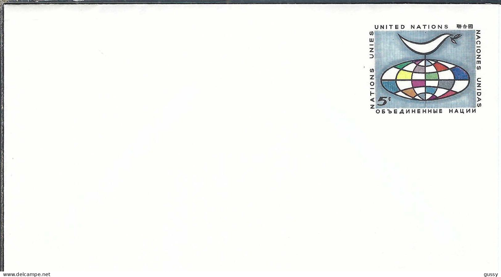 NATIONS UNIES New York Ca.1967: LSC Entier De 5c Neuve - Storia Postale