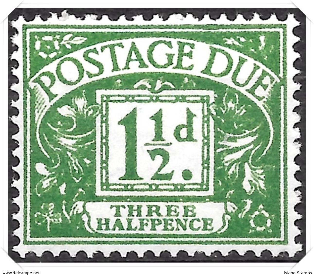 D48 1955-57 Edward Crown Watermark Postage Dues Mounted Mint - Taxe