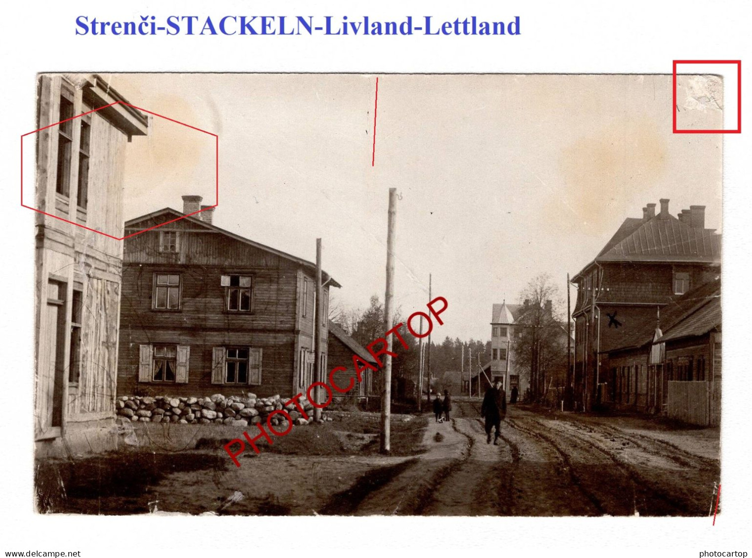 Strenči-STACKELN-Livland-Lettland-1918-CARTE PHOTO Allemande-GUERRE 14-18-1 WK-Militaria- - Lettland