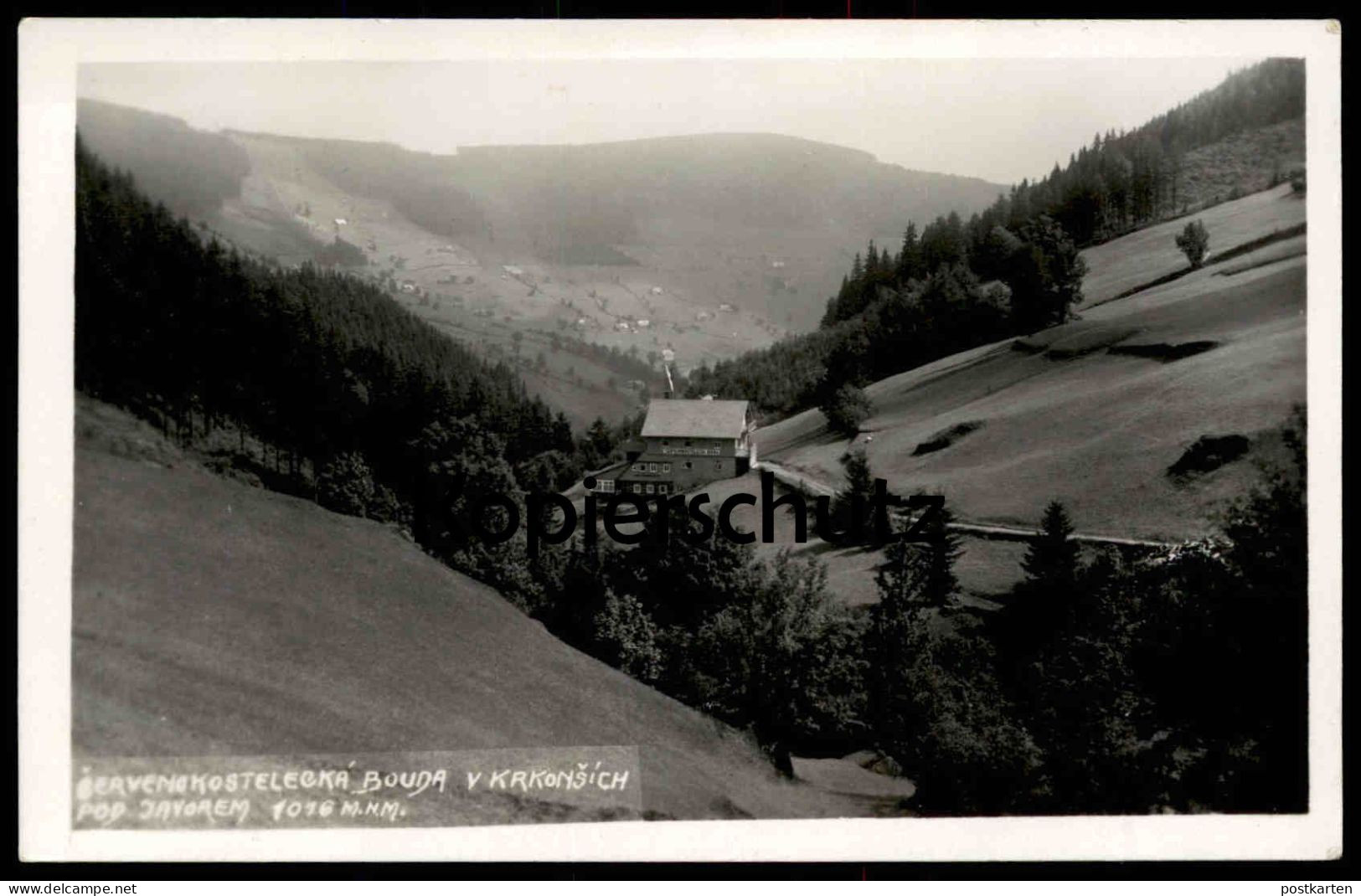 ALTE POSTKARTE CERVENOKOSTELECKA BOUDA KRKONOSICH RIESENGEBIRGE Krkonose Sudeten Ansichtskarte AK Postcard Cpa - Sudeten