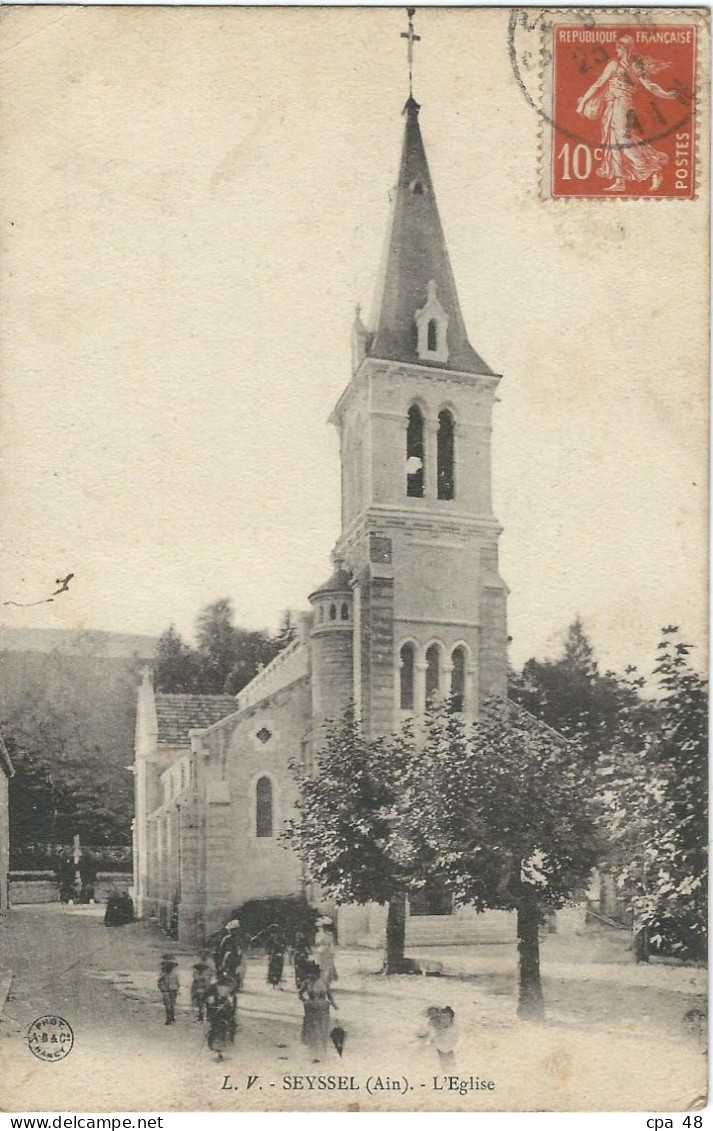 AIN : Seyssel, L'Eglise - Seyssel