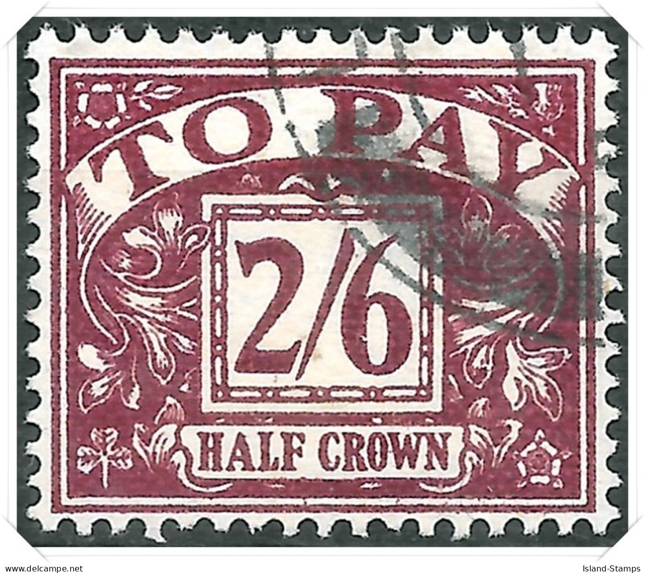 D54 1955-57 Edward Crown Watermark Postage Dues Used - Strafportzegels