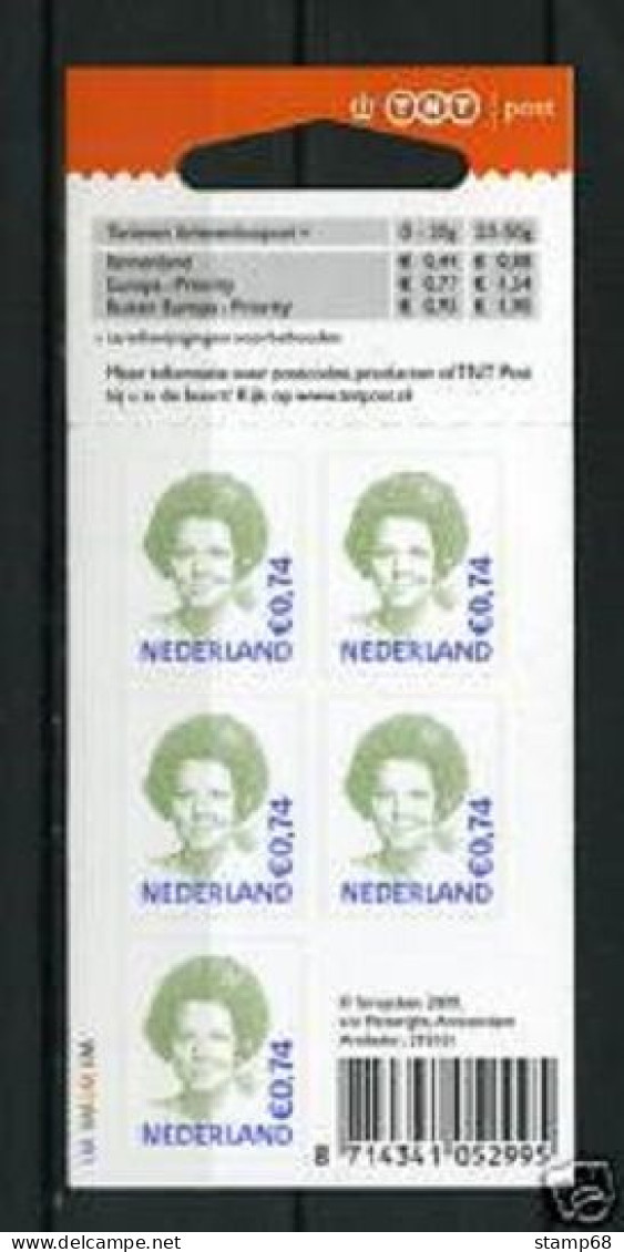 Nederland NVPH 2620 Vbaa2620 Vel Beatrix Inversie 2009 MNH Postfris - Otros & Sin Clasificación