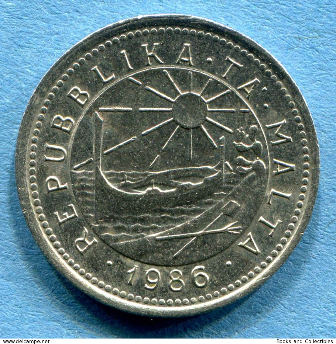 MALTA - 2 Cents 1986 - KM# 79 * Ref. 0064 - Malta