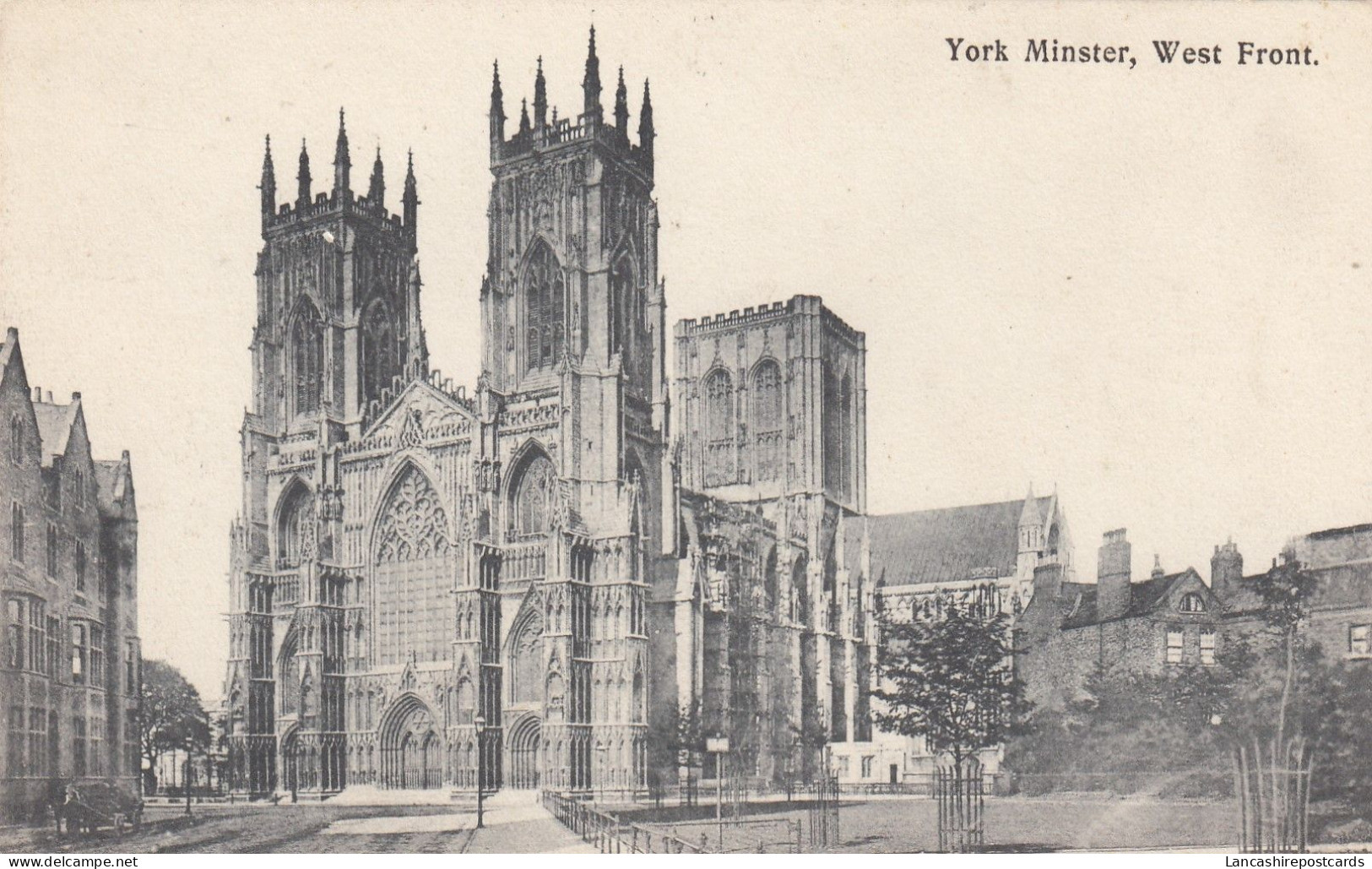 Postcard York Minster West Front By Sampson Of York My Ref B14869 - York