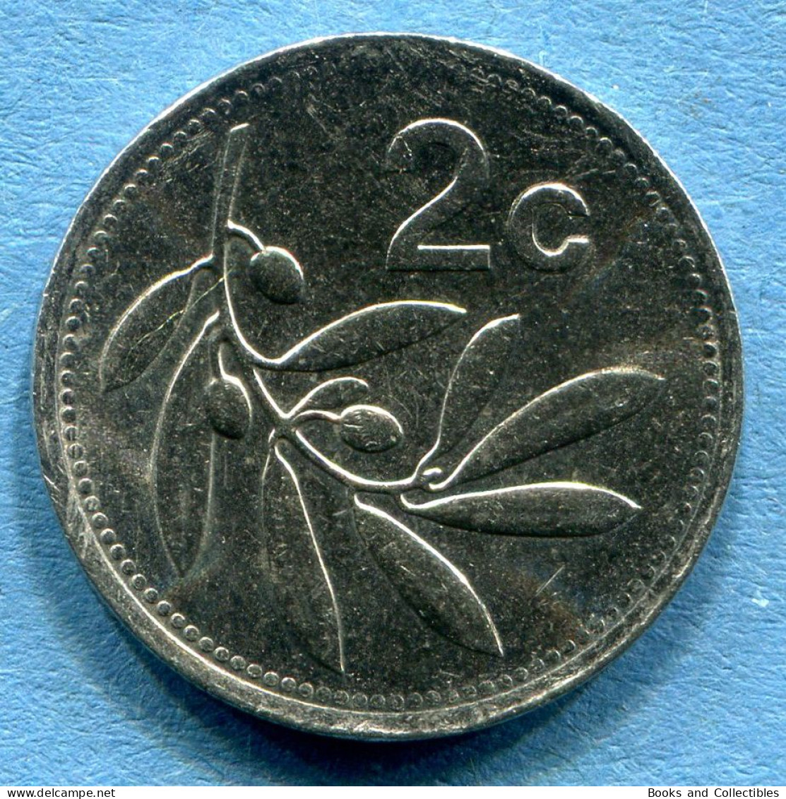 MALTA - 2 Cents 1991 - KM# 94 * Ref. 0065 - Malte