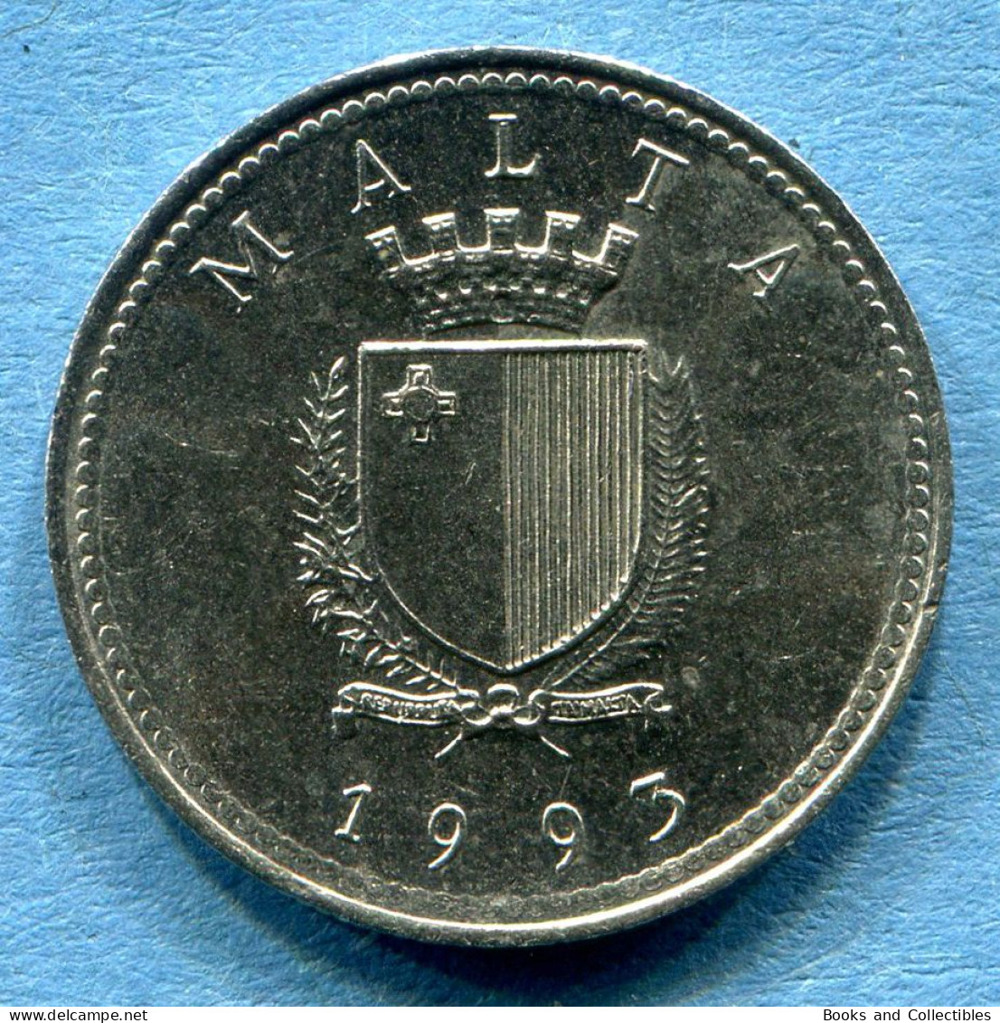 MALTA - 2 Cents 1993 - KM# 94 * Ref. 0066 - Malte