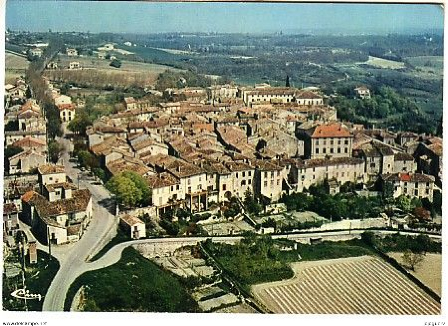 Montpezat De Quercy Vue Générale Aérienne - Montpezat De Quercy