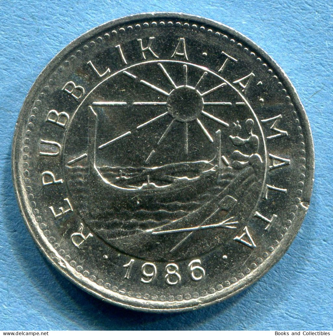 MALTA - 5 Cents 1986 - KM# 77 * Ref. 0068 - Malte